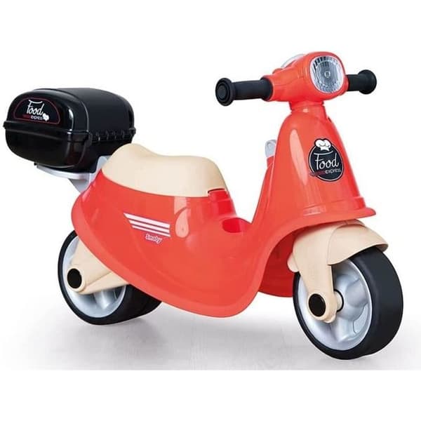 Food Express Scooterhållare - Smoby - Tysta Hjul - Bagagehylla - Avtagbar Väska