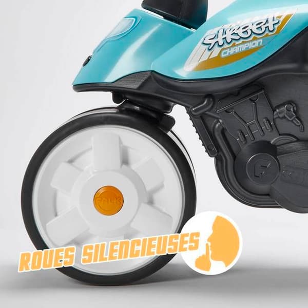 Falk Balancecykel - Street Champion - Lydløse Hjul - Blå