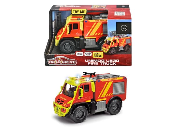 Majorette Unimog U530 Brandbil med ljud och ljus