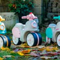 Miniatyrbillede 6 af 11: FALK Løbehjul Strada Retro Walker til piger med Silent Dæk fra 1 år