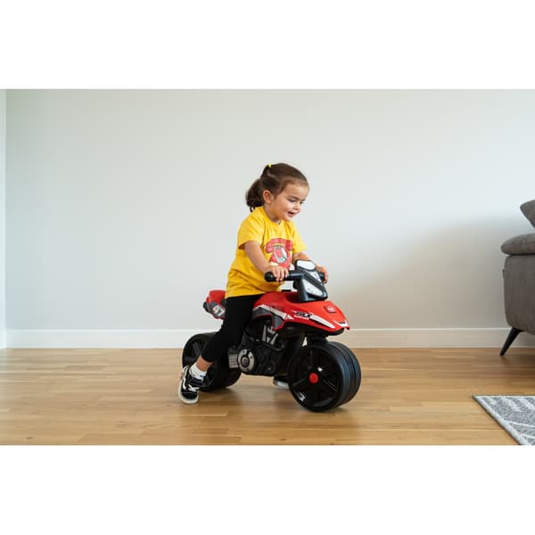 FALK Walking Motorcykel Racing Team Rød med brede hjul fra 1 år