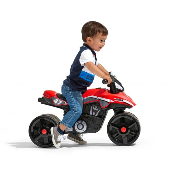 FALK Walking Motorcykel Racing Team Rød med brede hjul fra 1 år
