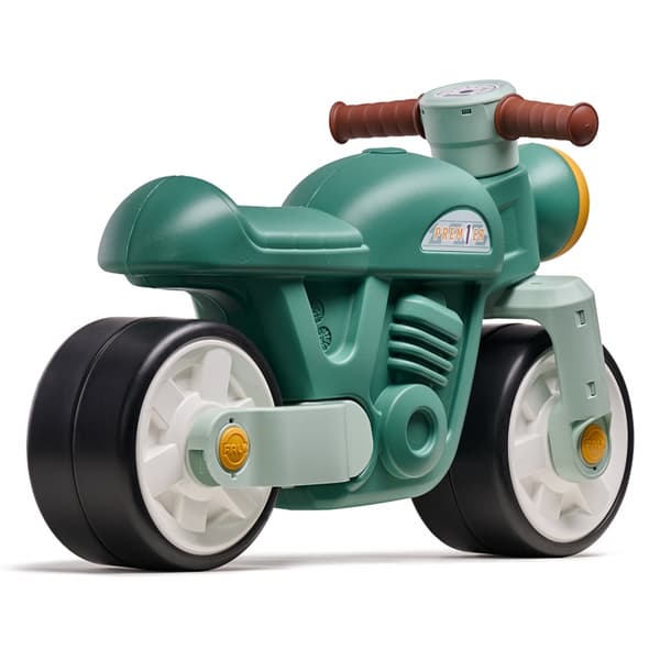 FALK Gåbil med Tysta Hjul – Motor Prem1er Retro Grön 12+