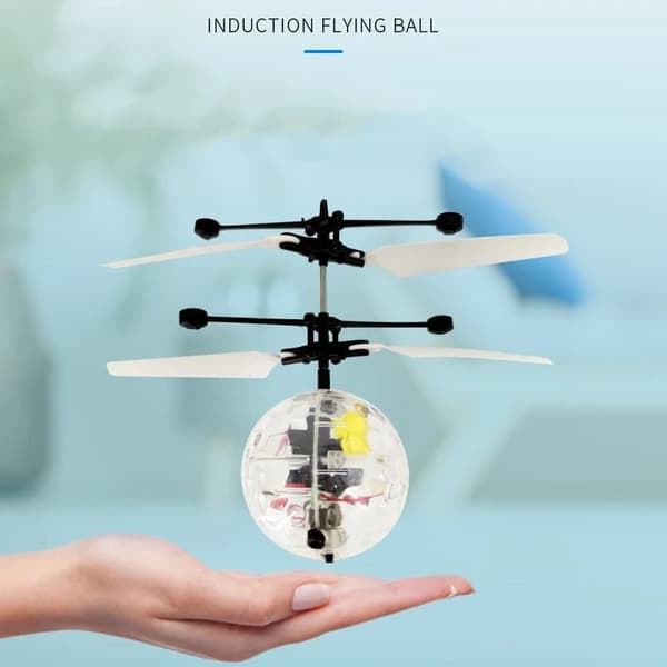 OBOSOE Barn High-tech Sensor Crystal Ball Kreativa Färgrika Ljus-emitterande Leviterande Ball Gest Sensing Flight Nyhet Barn Leksaker
