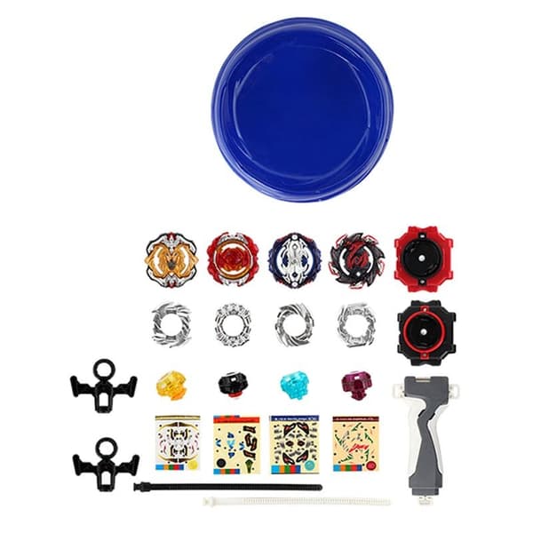 Superblade Top Plate battle set 4-pack - Blå