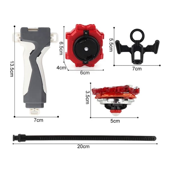 Superblade Top Plate battle set 4-pack - Blå