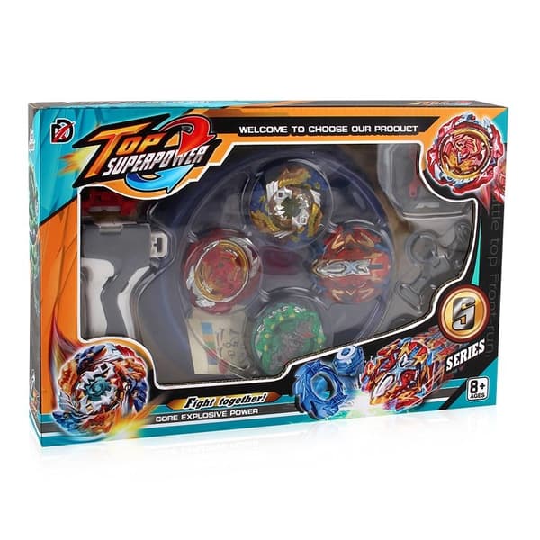 Top Superpower Top Plate battle set 4-pack