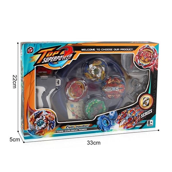 Top Superpower Top Plate battle set 4-pack