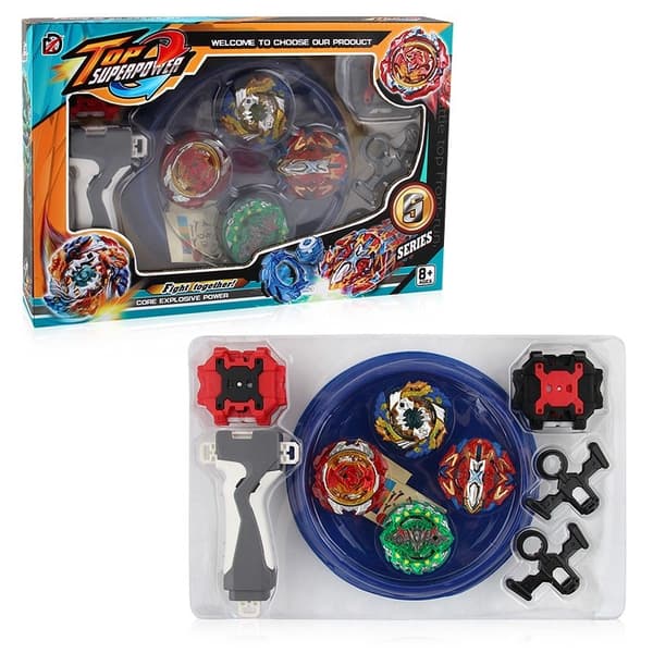 Top Superpower Top Plate battle set 4-pack