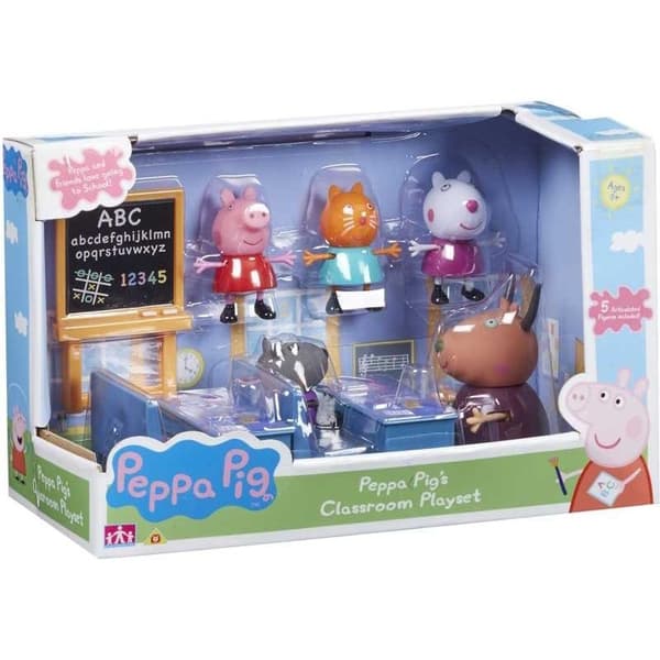 Gurli Gris / Peppa Pig, Klasseværelse-legesæt