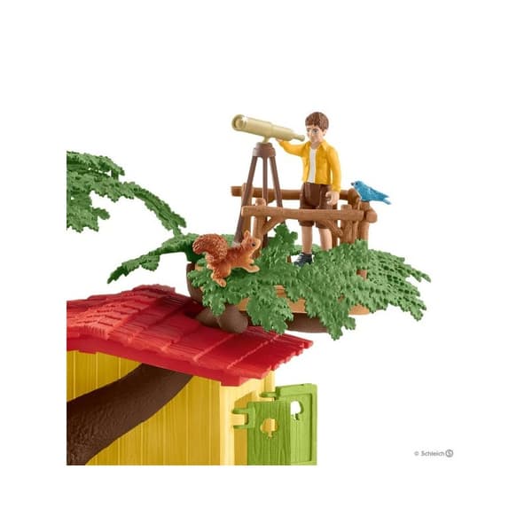 Trehytte for små eventyrere, Schleich