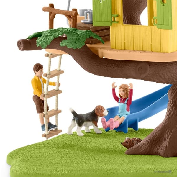 Trehytte for små eventyrere, Schleich