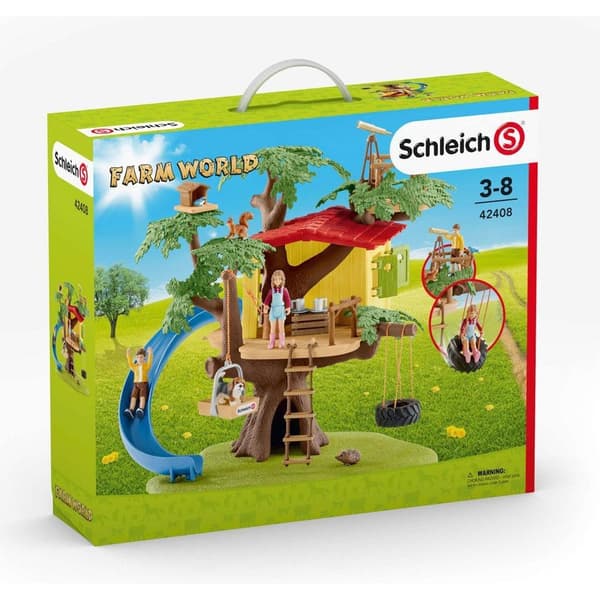 Trehytte for små eventyrere, Schleich