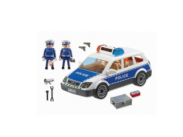 Playmobil Squad Car with Lights and Sound, Action/ Eventyr, 4 år, AAA, Flerfarget, Plast
