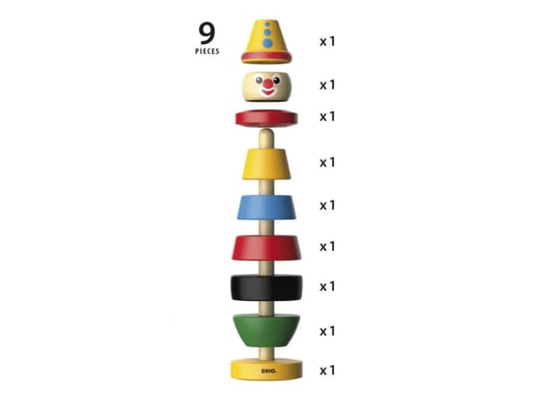 BRIO 30120 Stacking Clown