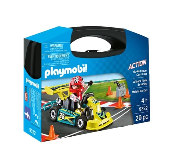 Playmobil Go-Kart Racer Carry Case, Leksaksfigur, 5 År, Plast, 29 styck, 298,15 g