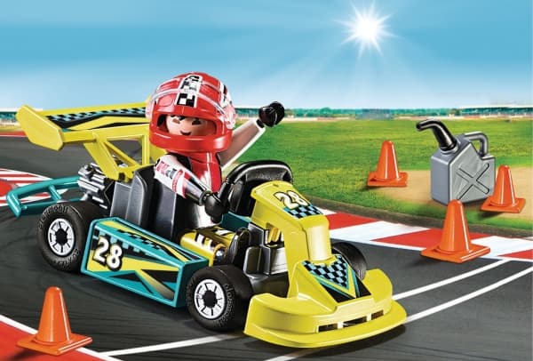 Playmobil Go-Kart Racer Carry Case, Leksaksfigur, 5 År, Plast, 29 styck, 298,15 g