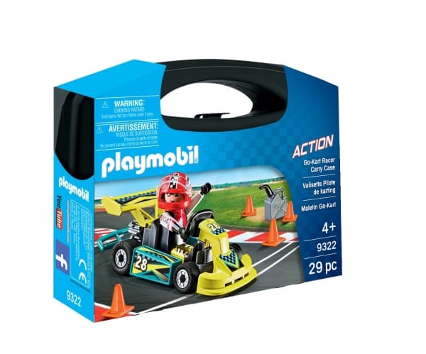Playmobil Go-Kart Racer Carry Case, Leksaksfigur, 5 År, Plast, 29 styck, 298,15 g