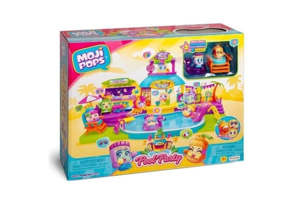 MagicBox Moji Pops Pool Party, Pool Party, 3 år, Flerfarget, Plast