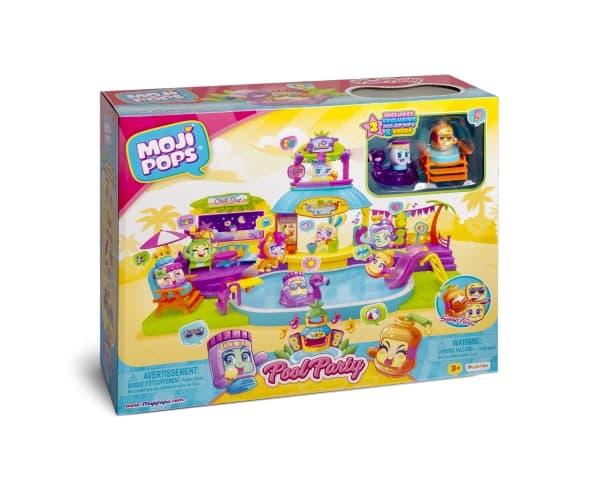 MagicBox Moji Pops Pool Party, Pool Party, 3 år, Flerfarget, Plast