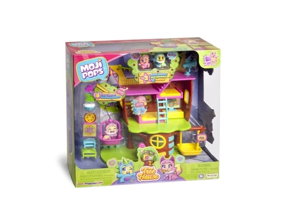 MagicBox Moji Pops Tree House, House, 3 År, Multifärg, Plast