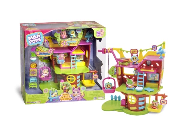 MagicBox Moji Pops Tree House, House, 3 År, Multifärg, Plast