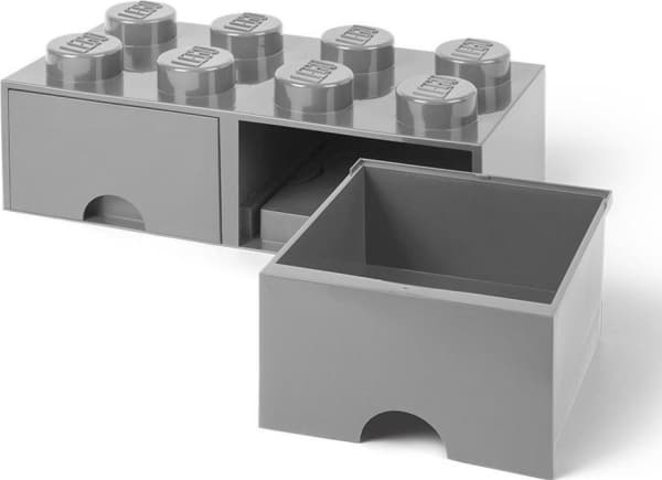 LEGO Room Copenhagen Brick Drawer 8 pojemnik szary (RC40061740)