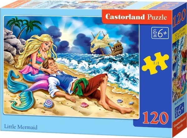 Castorland Puzzle Little Mermaid 120 elementów (261562)