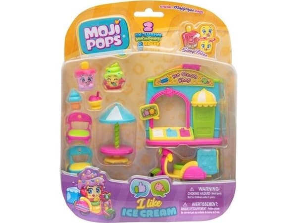 MagicBox Moji Pops I Like Ice Cream, Shopping, Flerfarget