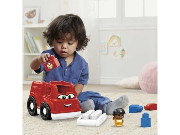 MEGA BLOKS Brandbilen Freddy, Byggsats, 1 År, Plast, 6 styck, 673,6 g