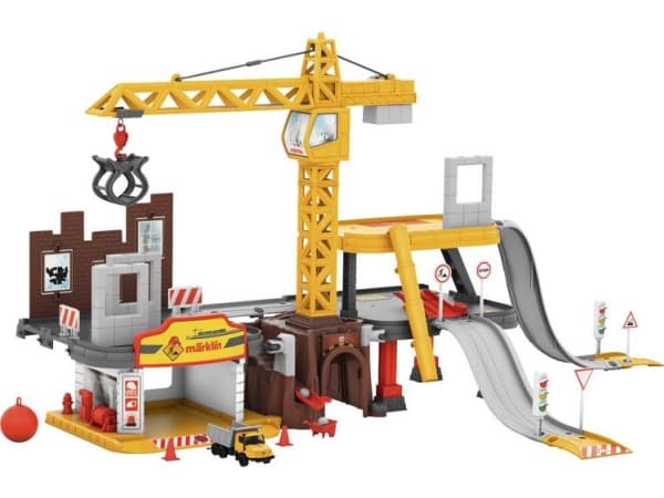 Märklin Construction Site Station, Byggnad, 3 År, Grå, Gul