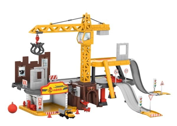 Märklin Construction Site Station, Byggnad, 3 År, Grå, Gul