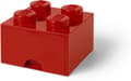 Pikkukuva 4 / 4: LEGO Room Kööpenhaminan tiililaatikko 4 laatikkoa punainen (RC40051730)