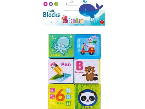 BamBam SOFT BLOCKS 6 st