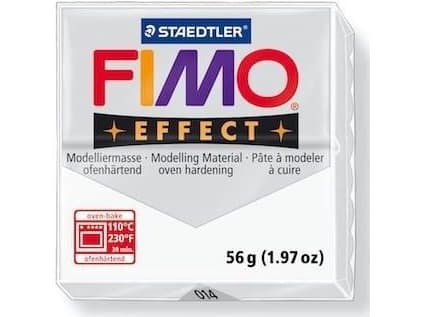 STAEDTLER FIMO 8020 - modelleringsleire - gjennomskinnelig - hvit - voksen - 1 stk(er) - 1 farge - 110 °C