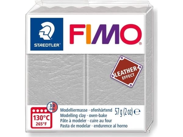 Staedtler FIMO 8010, Modelleringsleire, Grå, Voksen, 1 stykker, 1 farger, 130 °C