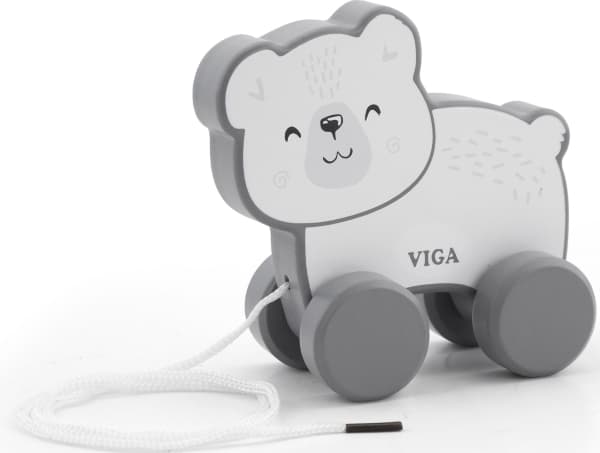 Viga Viga 44001 PolarB Michal teddy bear to pull