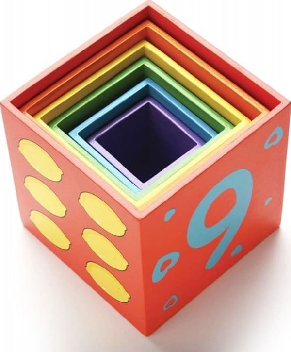 Viga Educational set of blocks Pyramid One into the other