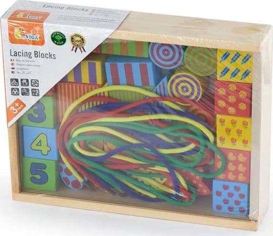 Viga VIGA Pedagogiska sensoriska gängklossar Universal