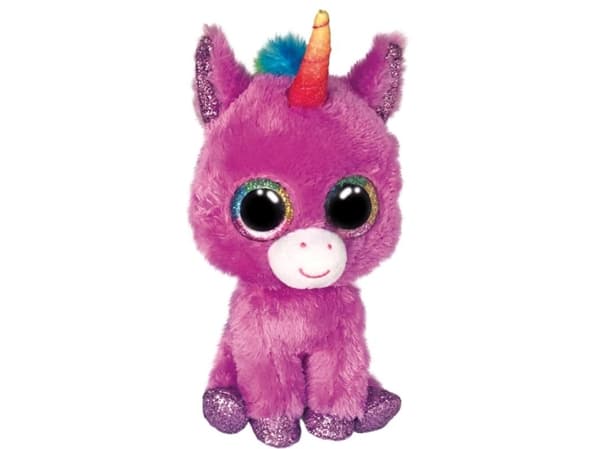 Meteor Mascot YOU Beanie Boos Violet Unicorn 15 cm