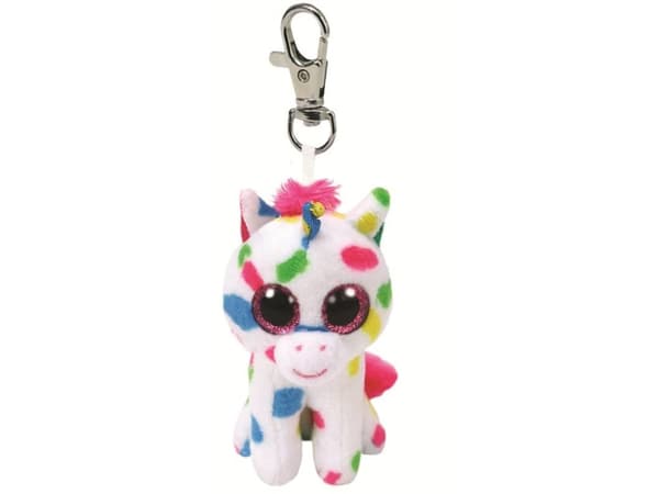 TY Beanie Boos Harmonie nyckelring - Nyckelring med färgad enhörning