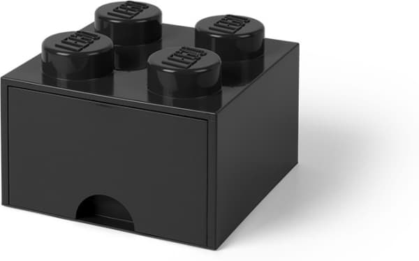 LEGO Room Kööpenhaminan tiililaatikko 4 laatikkoa musta (RC40051733)