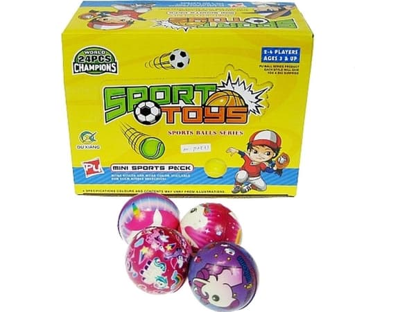 Hippo Ball Unicorn 6,5cm p24 HIPO pris for 1 stk.