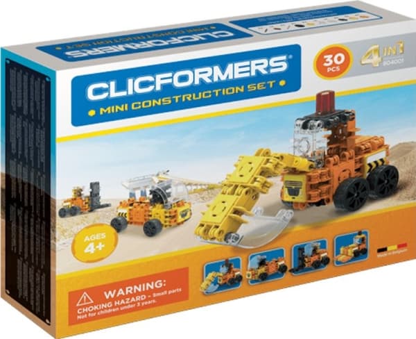 CLICFORMERS building blocks Construction machinery (4in1) 30el 8004001
