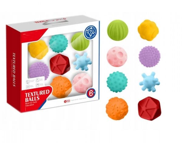 Askato Sensory pallot - 8 kpl laatikossa