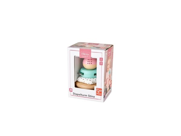 HAPE wooden toy Stacking Tower, E8502B
