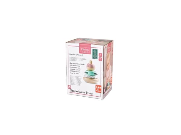 HAPE wooden toy Stacking Tower, E8502B