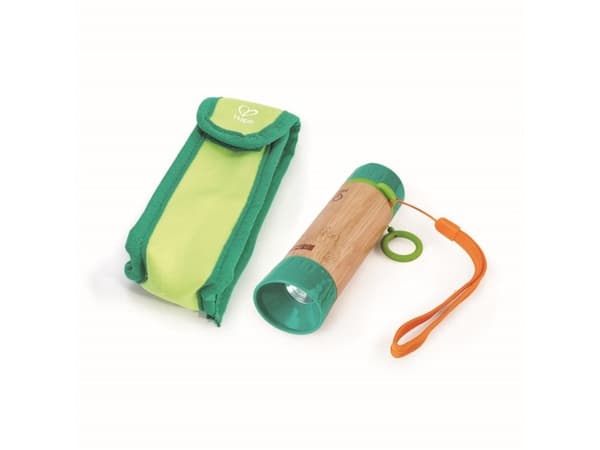 Hape Käsikäyttöinen taskulamppu Bamboo, Vihreä