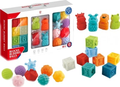 Askato Kule, sensory figures - 20 pieces in a box