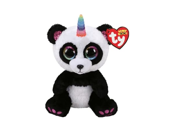 TY BEANIE BOOS Paris panda with horn 15cm 36307